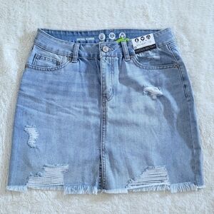 Rewash Distressed😫 "Vintage Reunion" Mini Skirt - NWT